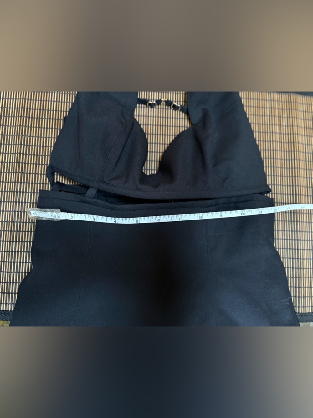 Jacquemus Black Backless Cutout Halter Dress - Picture 10 of 11
